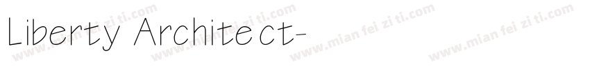 Liberty Architect字体转换